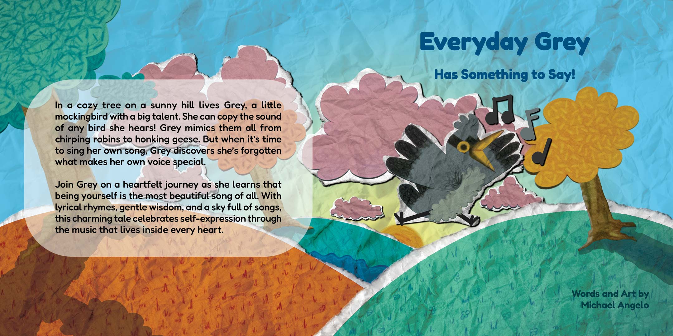 Everyday Grey Has Something to Say cover illustration.