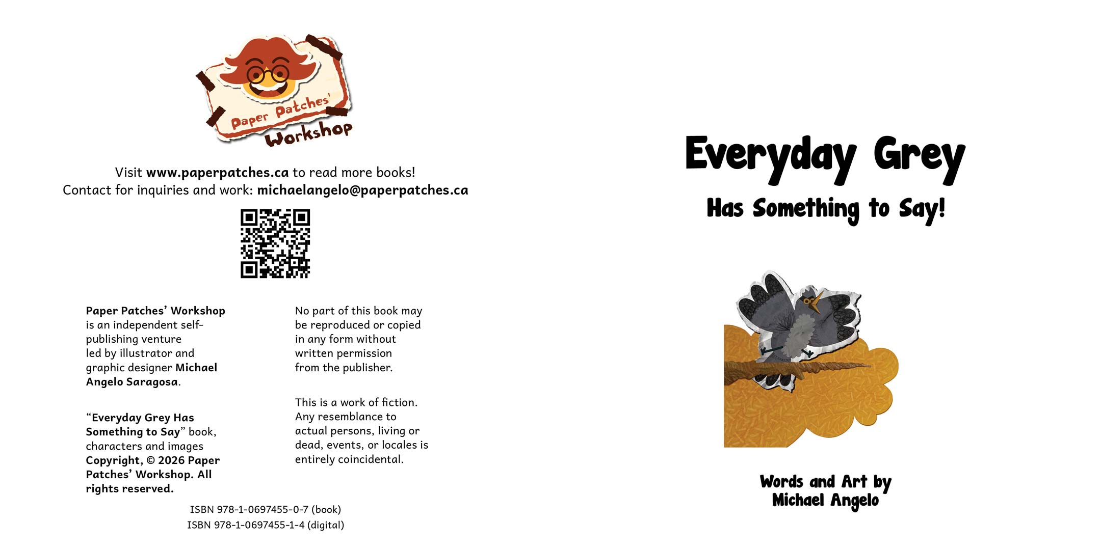 Everyday Grey Has Something to Say legal page.