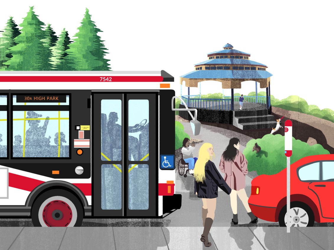 A slice of life scene in Toronto's High Park.