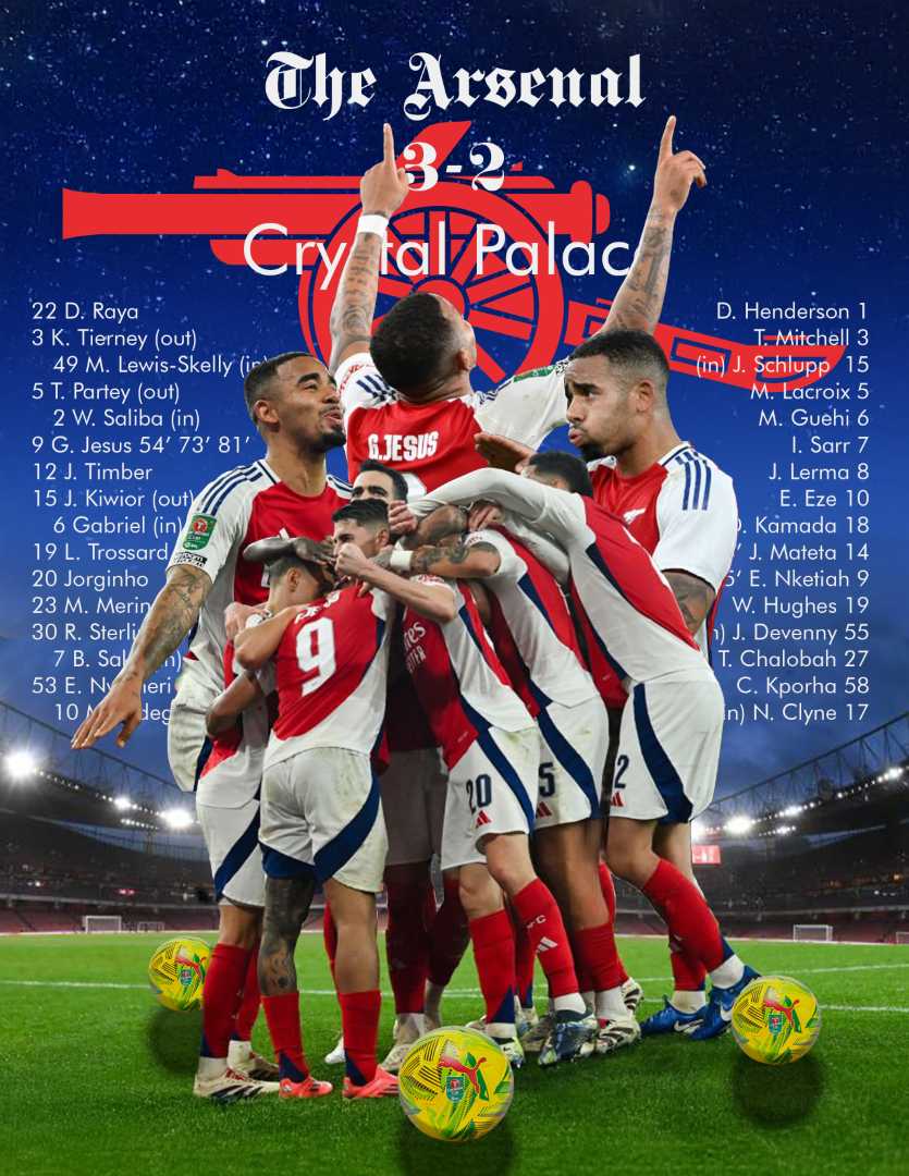 Arsenal match poster 5.