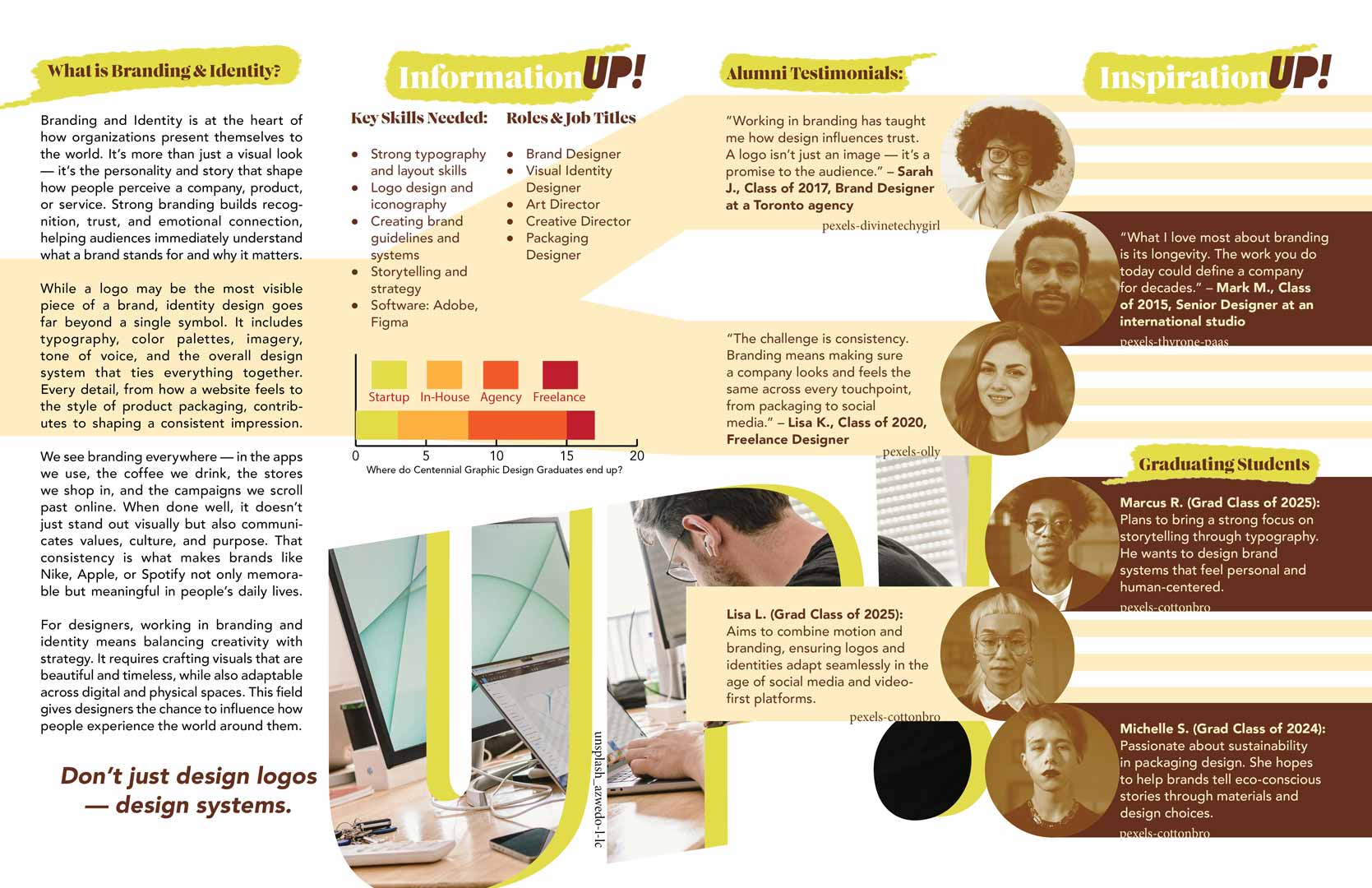 Centennial College 'Branching Up' Newsletter page 2 and 3.