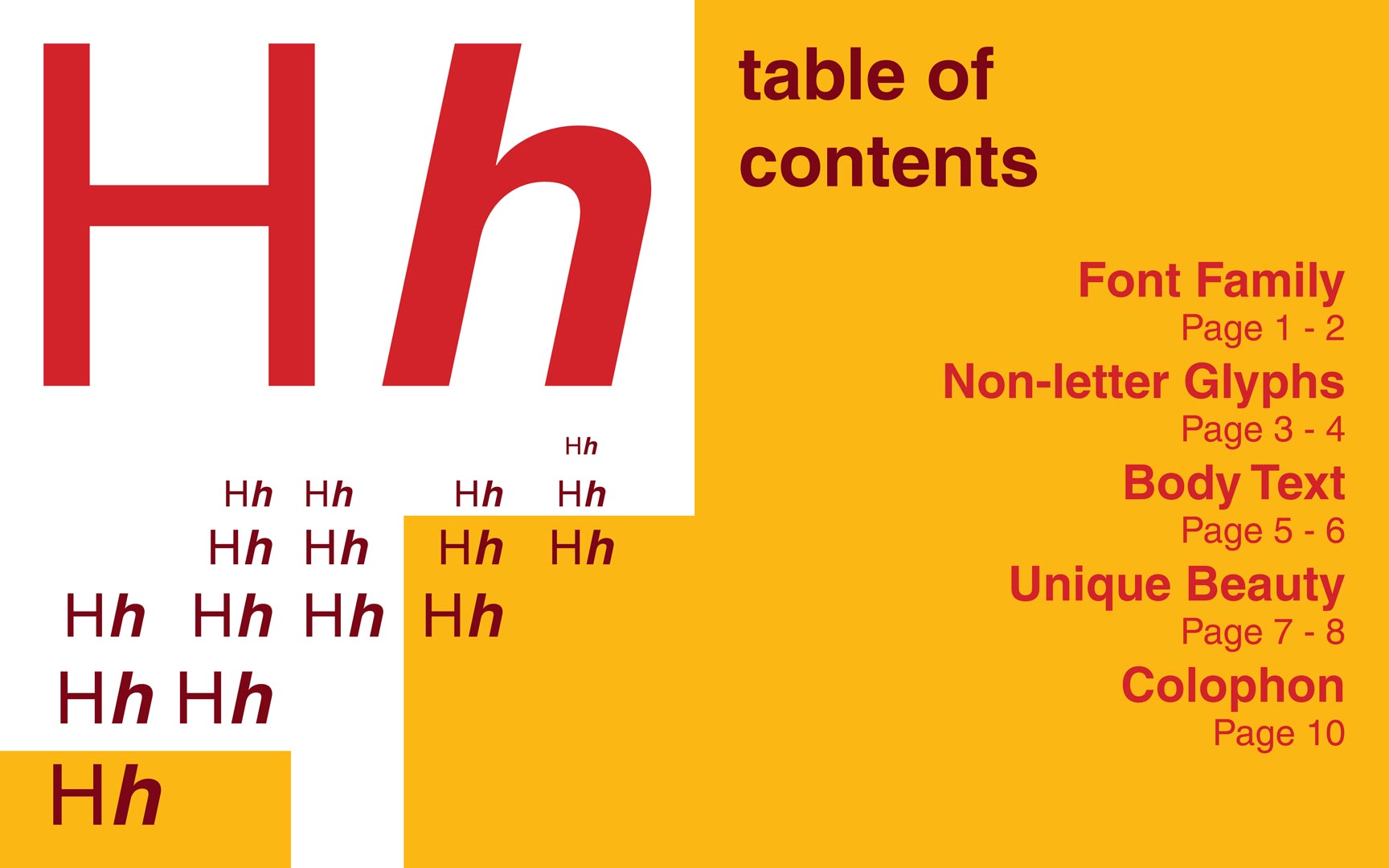 Helvetica booklet spread page 3.