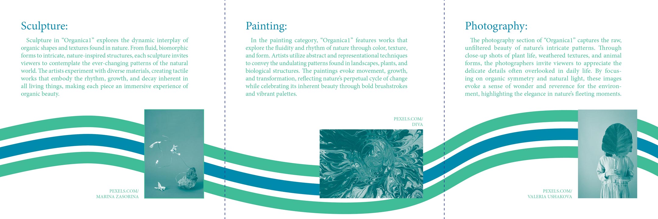 Organica brochure page 1.