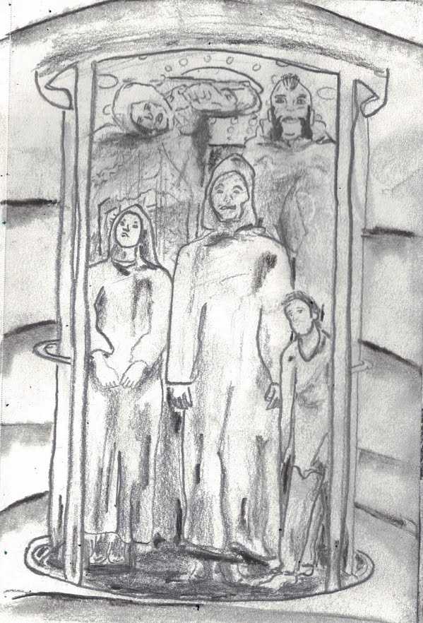 Concept Development Sketch for 'Mobius' project.