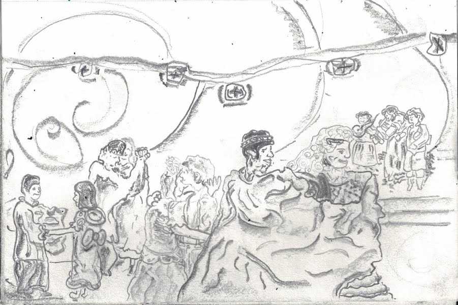 Concept Development Sketch for 'Mobius' project.