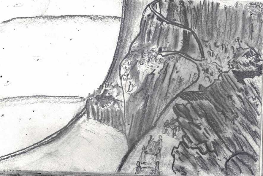 Concept Development Sketch for 'Mobius' project.