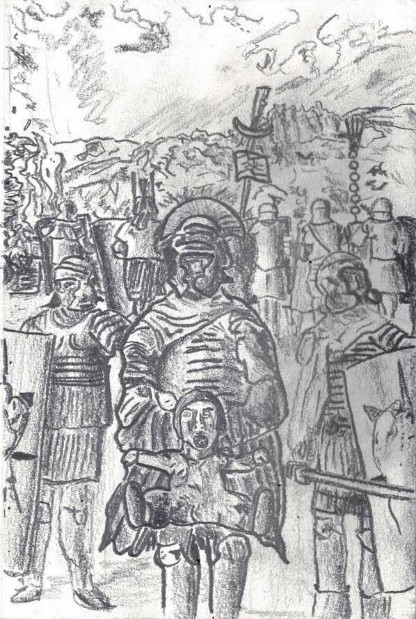 Concept Development Sketch for 'Mobius' project.