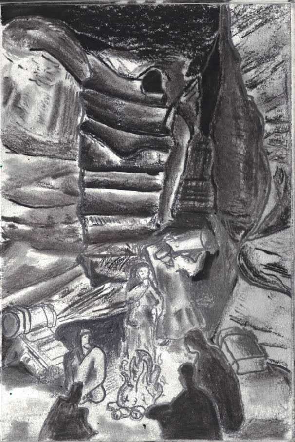 Concept Development Sketch for 'Mobius' project.